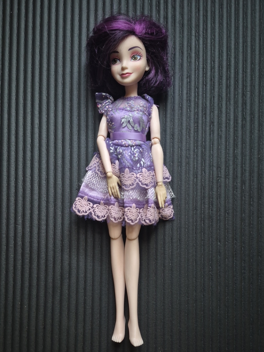 Disney Descendants Mal Isle Of The Lost Doll 2014 Hasbro No Shoes Hair Cut